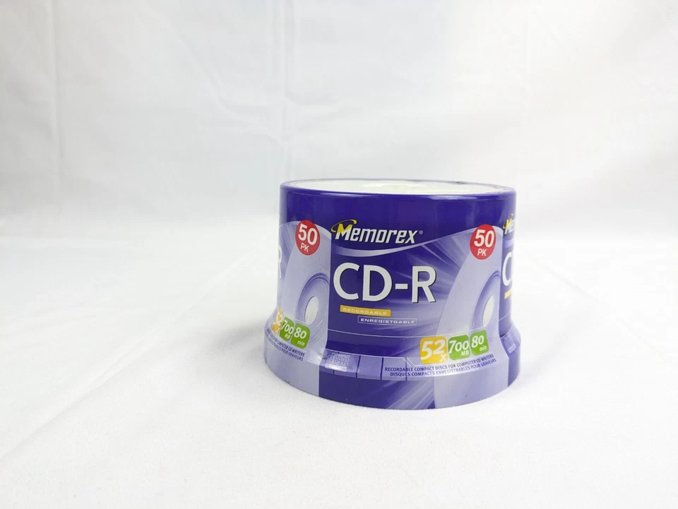 Memorex CD-R Pack of 50 Recordable Discs, 52 x 700MB, 80 min - Image 2 of 4