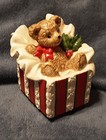 Vintage Gibson Greetings Otagiri Bear in Present Music Box — photo 1