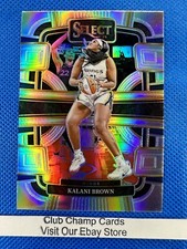 2024 #10 Kalani Brown Panini WNBA Select Concourse Silver Prizm Wings