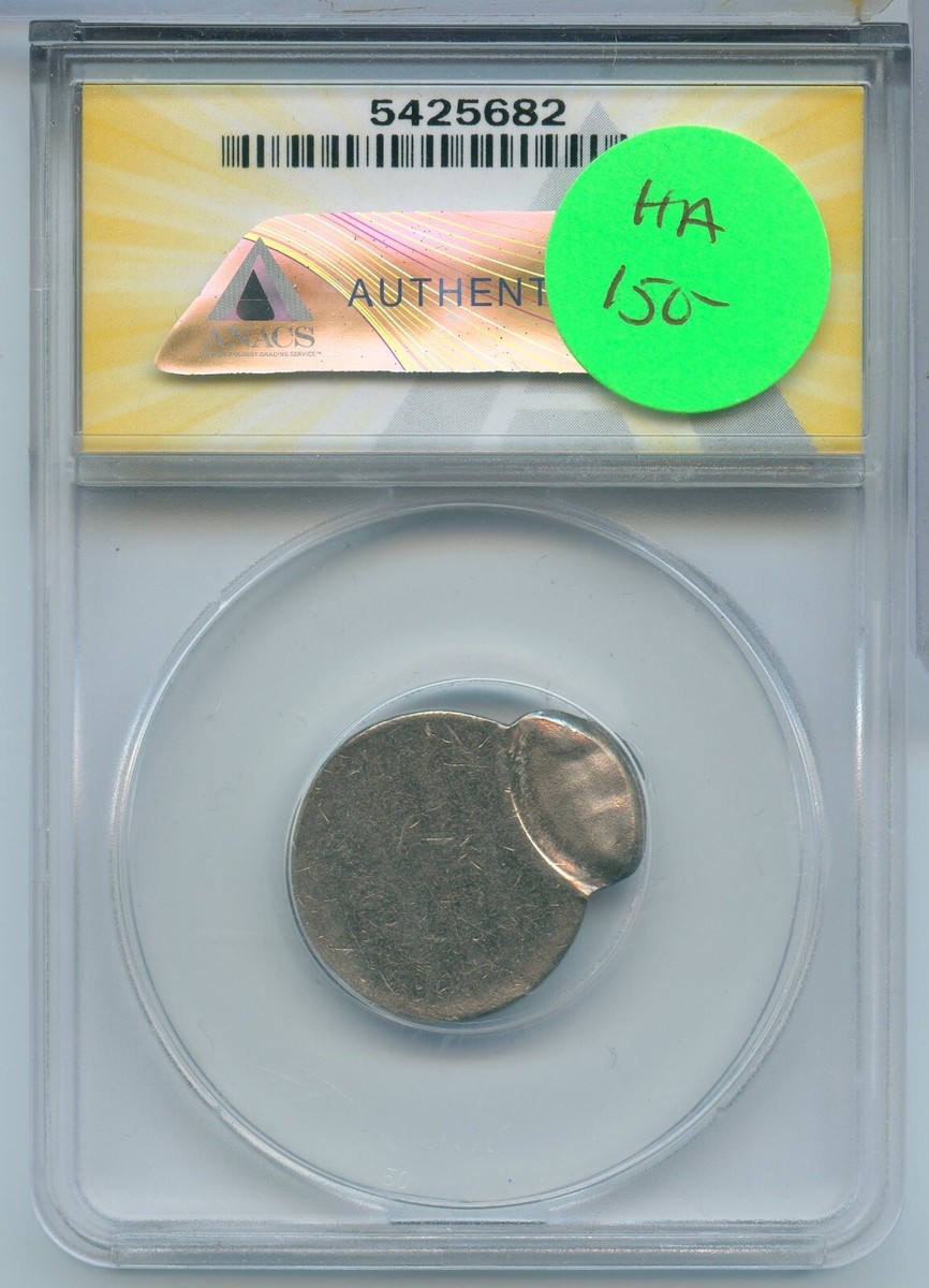 1980-P Jefferson Nickel Error Struck 90% Off Center ANACS MS63
