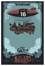 Scrojo The Killers and Billy Idol Belly Up Poster Killers_1601