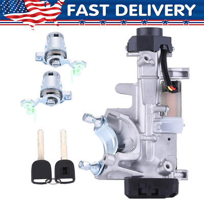 For 2002-2006 Honda Civic Complete Set Ignition Switch Cylinder Door Lock 2Keys