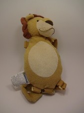 Gold Bug Lion Backpack Plush Stuffed Animal Toy Harness Leash Brown 11"