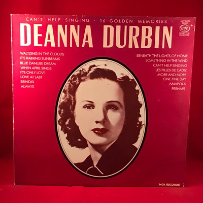 DEANNA DURBIN Can't Help Singing 16 Golden Memories vinyl LP record Best of C