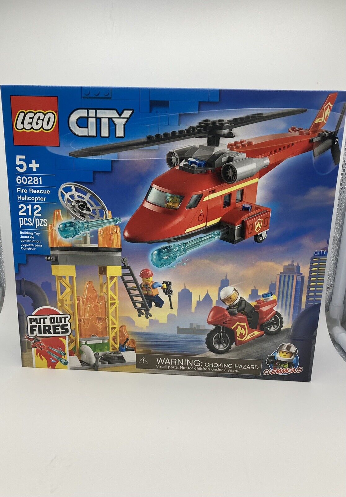 LEGO City Fire Rescue Helicopter 60281 Building Kit (212 Pieces)