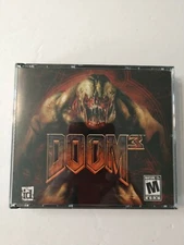 PC DOOM 3 2004 Video Game w/ Expansion Pack Resurrection of Evil