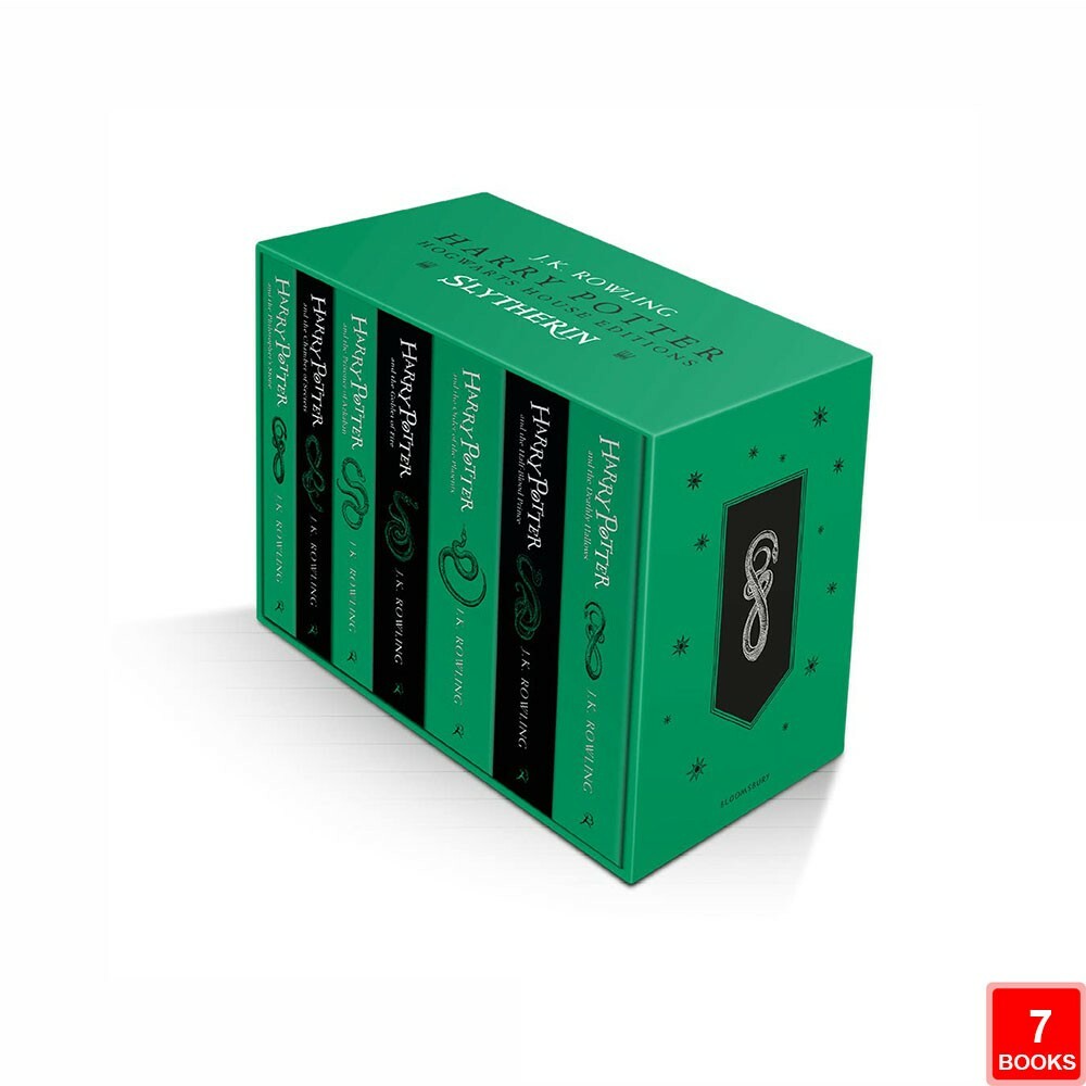 Harry Potter Slytherin Hogwarts House Editions Paperback Box ... - - Image 6