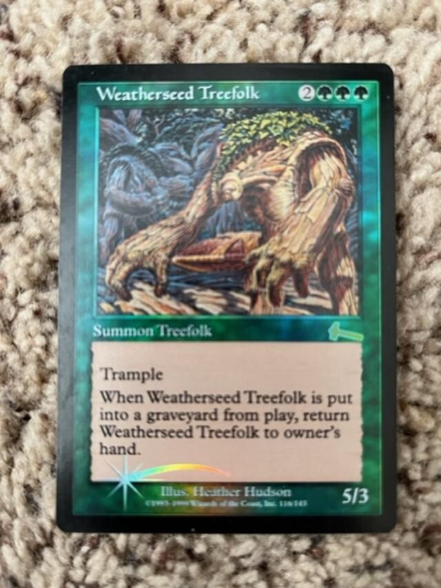 マジックザギャザリング　Weatherseed Treefolk foil MTG- Weatherseed Treefolk x1 - Urza's Legacy FOIL | eBay