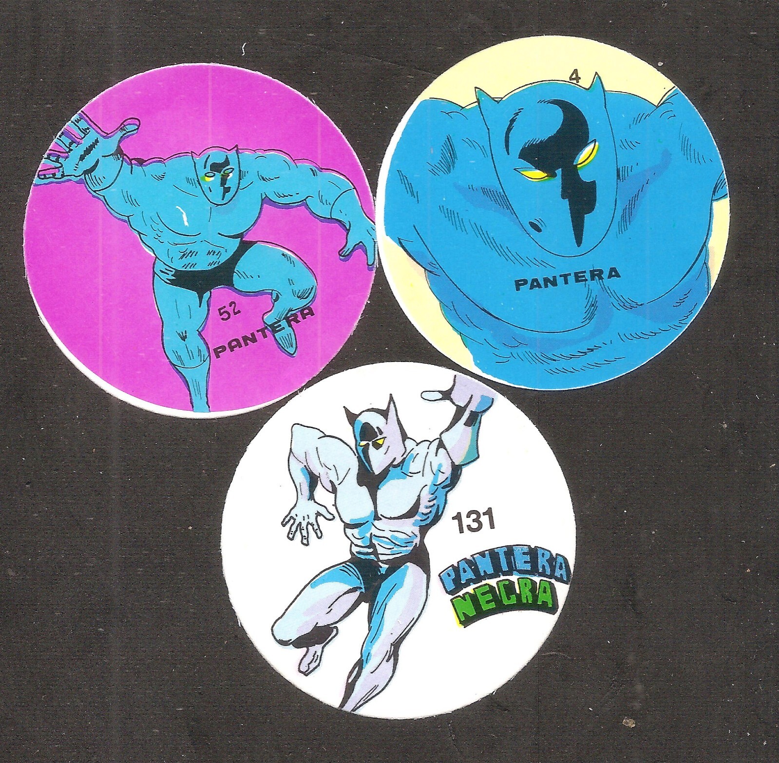 Black Panther 1983 Marvel Super Heroes Reyauca Venezuela Stickers