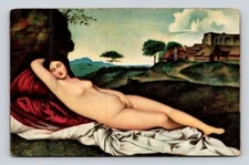 Schlummernde Venus Giorgione Stengel & Co Dresden, Nude Postcard