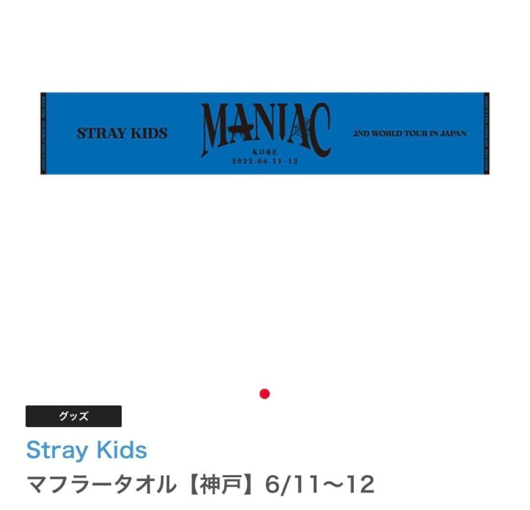 straykids MANIAC タオル Stray Kids Muffler Towel SKZ 2nd World Tour MANIAC in Japan