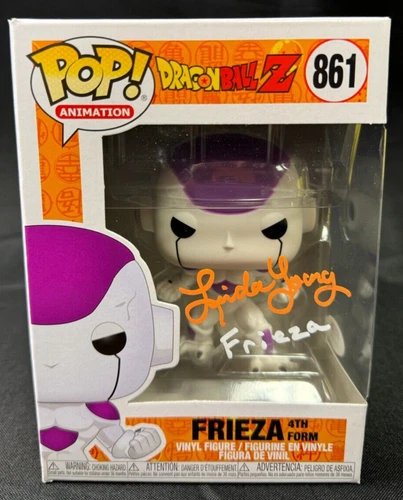 Frieza 4th Form Funko Pop Dragon Ball Z #861 Linda Young Signed PSA/DNA