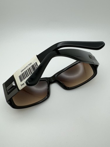 SUNGLASSES RUNWAY SUNWEAR RS596 BLACK/BROWN 57-16 130 - Picture 4 of 6
