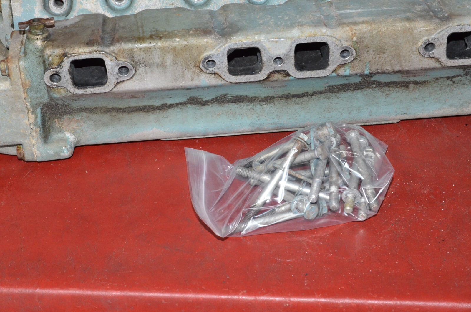 1962 1963 Ford YBlock Marine Interceptor Exhaust Manifold Set Bolts