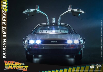 Hot Toys Back to the Future II Time Machine DeLorean 1/6 Scale