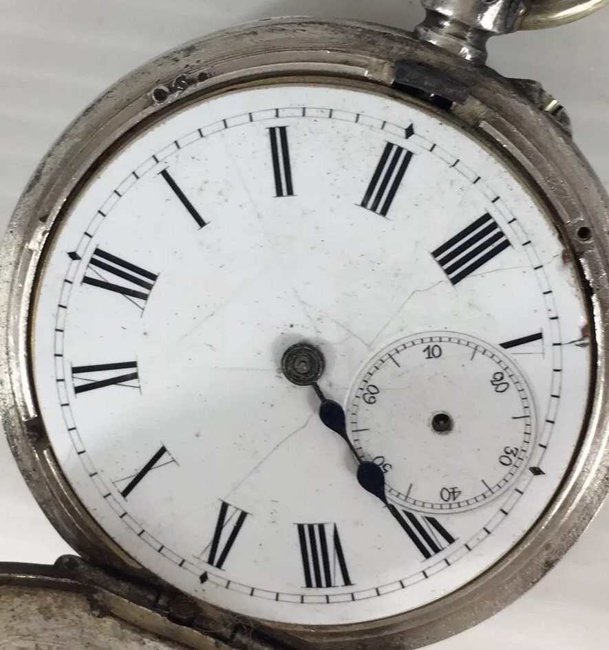 Antique 1886 John Williams Solid Silver Cased Poc… - image 7