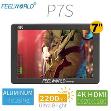 FEELWORLD P7S 7inch 2200nit Ultra Bright 4K 3G-SDI/HDMI DSLR Camera Monitors