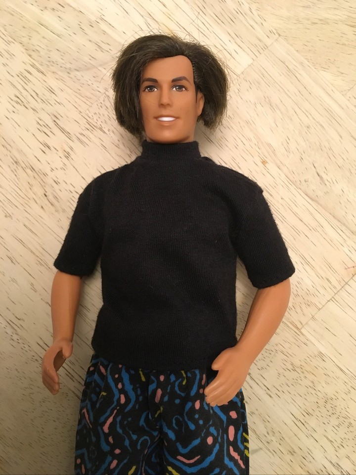 Vintage KEN Barbie Doll 1968 Body Twist N Turn Mattel 1990
