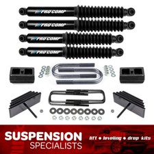 2 Full Lift Kit W Blocks Pro Comp Shocks For 2000-2005 Ford Excursion 4x4