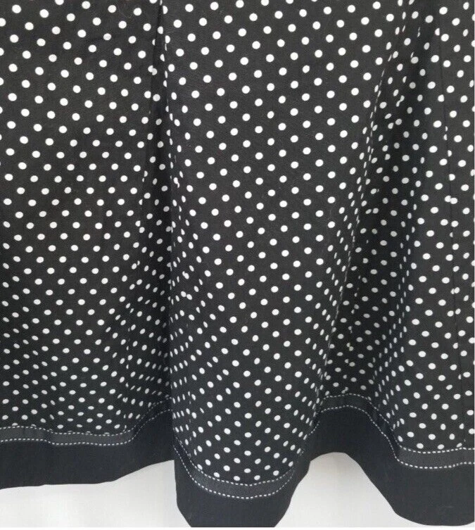 Falda a lunares Robbie Bee vintage años 90 línea A - 14/grande - estilo Rockabilly Foto 3 de 4