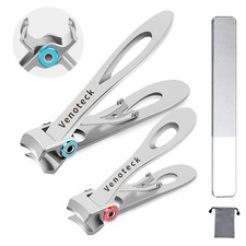 Nail Clippers Set,Fingernail Toenail Clippers for Thick Nails,Nail Clipper