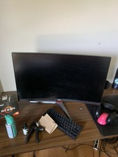 AOC C27G2Z 27in Curved Gaming Monitor 240hz 0.5ms VA 1080p HDMI/DP Black/Red