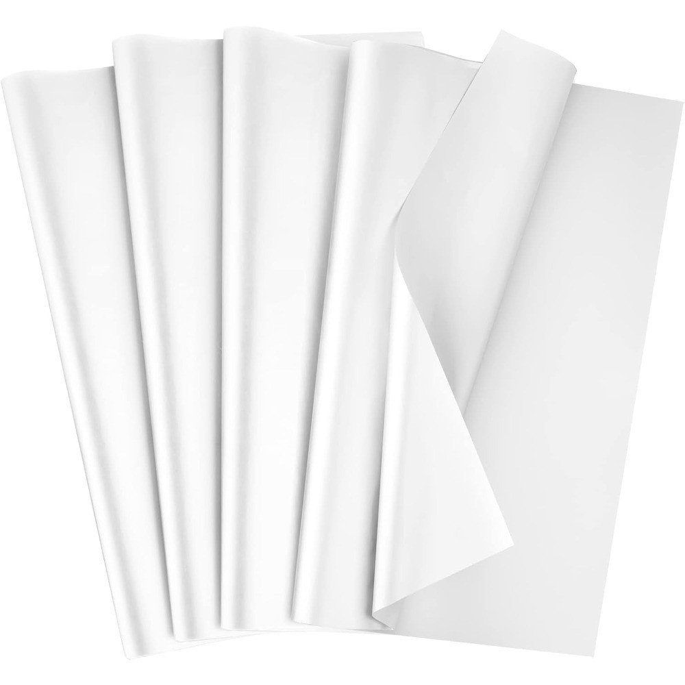 White Tissue Paper 80 Sheets 14x20 Inch Bulk Gift Wrap for Bags Christmas