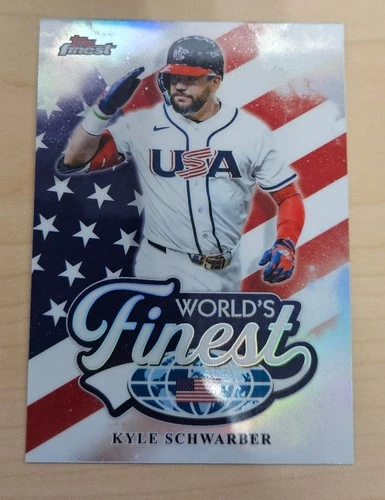 2026 Topps Finest Kyle Schwarber Refractor (RAW)
