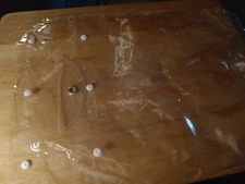 Clear 12 x 13 Plastic Button Flap Lock Poly Bag Uline Apparel Storage Eyehook 