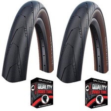 Schwalbe SUPER MOTO 27.5 x 2.40 BRONZE WALL Mountain Bike Slick TYREs TUBEs