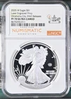 2025-W Proof $1 American Silver Eagle Laser Privy NGC PF70UC FDI - First Day ANA