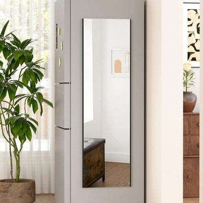 Magnetic No Drilling NanoMirror Non-Glass Wall Mirror, Ultra Lightweight, 55''...