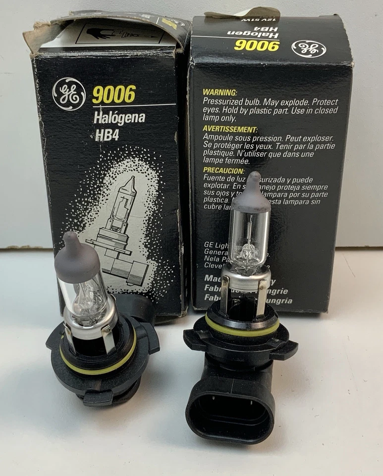 (ЛОТ ИЗ 2) НОВЫЙ! Галогенная лампа GE 9006 HB4 12 В 51 Вт *бесплатная и быстрая доставка! - Изображение 2 из 4