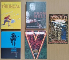 From Hell, Rogue Trooper Vol. 1, Karl the Viking Vol. 1, The Incal, Poison Elves
