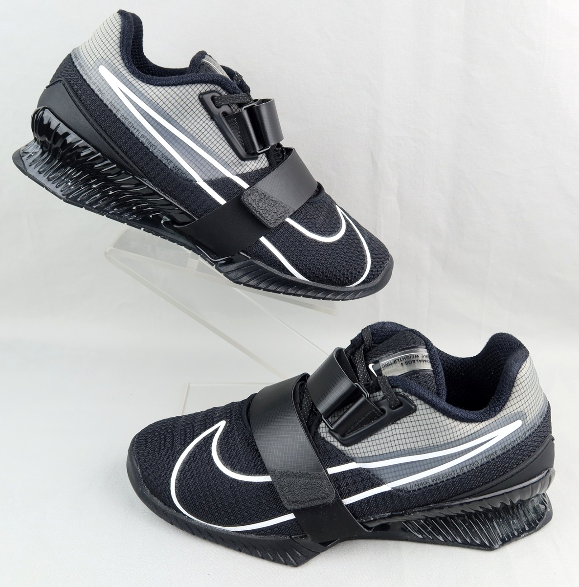 Nike Romaleos IFBB Pro Weightlifting Shoes Black Fits Mens