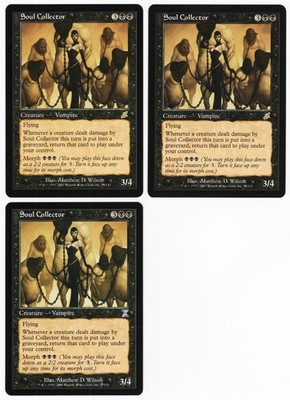 Soul Collector x3 3x Various Sets Black Creature MTG NM AZ1