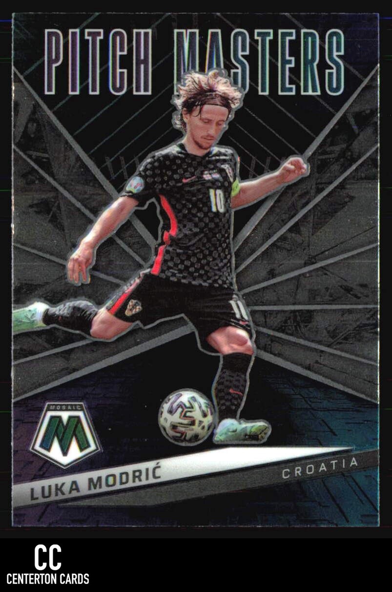 2021-22 Panini Mosaic Road to FIFA World Cup #21 Luka Modric Pitch Masters