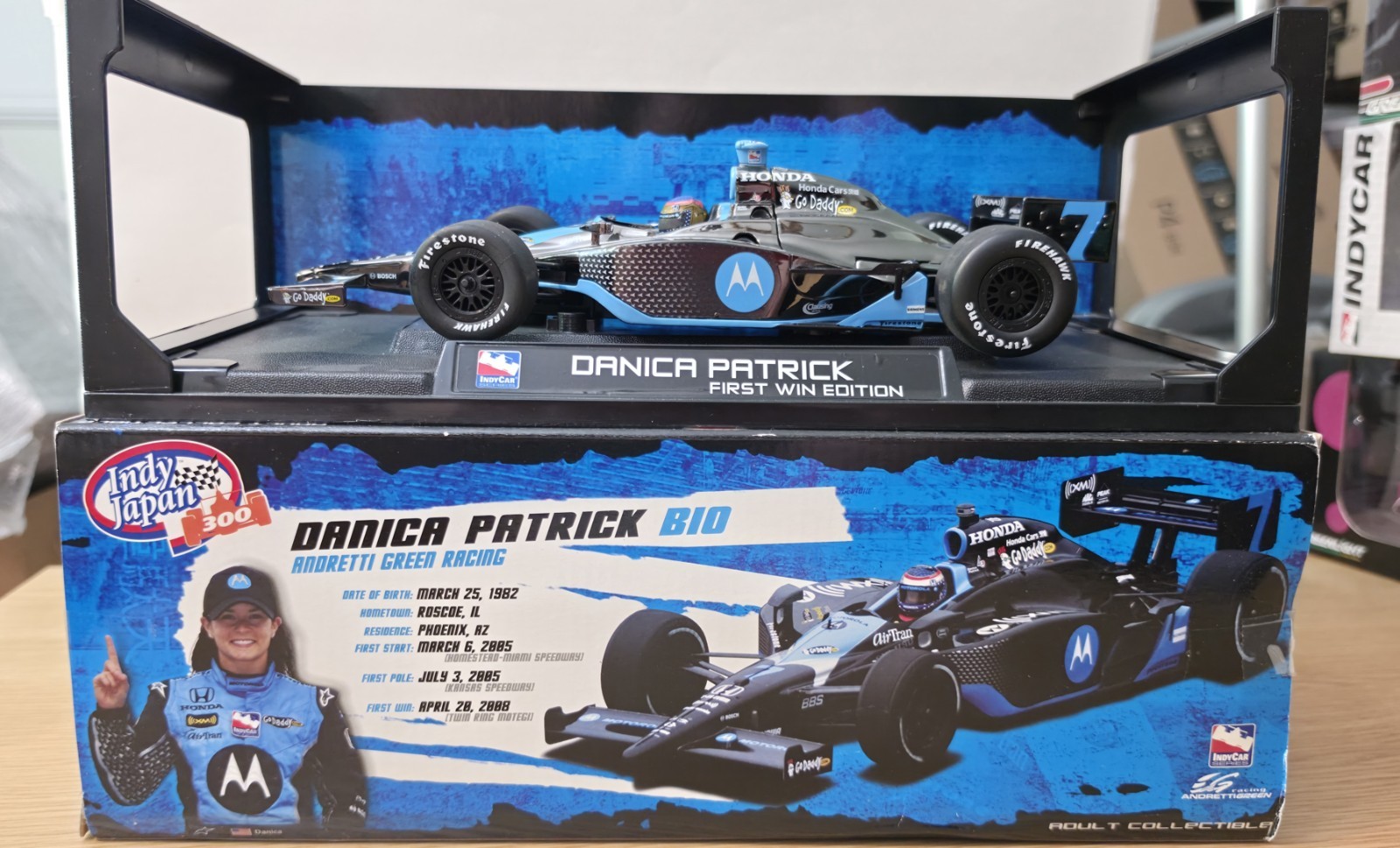 1:18 Danica Patrick First Win Indy Japan 300 Limited Edition 1 Of 750 