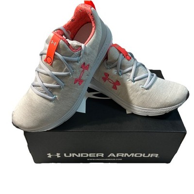 Under Armour Womens Charged Impulse Spt 3024608-101 Grey Running Shoes Sz9.5 NEW