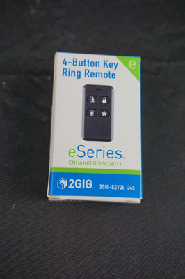 2GIG Encrypted Home Security 4 Button Remote Keyfob 2GIG-KEY2-345 NEW