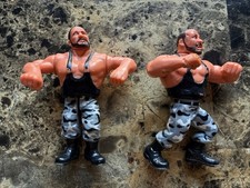 1991 WWF Hasbro The Bushwhackers Butch & Luke Wrestling Action Figure
