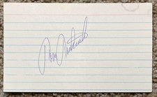 Tom Tischinski signed card - 1969 Twins - small stain