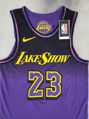 良品 NBA LAKERS レブロンジェームズ シティエディション ユニフォーム Nike Lakers LeBron James City Edition Authentic 2024/25 Jersey
