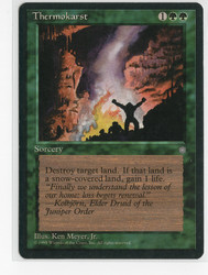 Thermokarst [Ice Age] 1995 Uncommon Sorcery