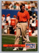 1992 Pro Set #144a Bill Belichick