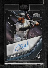 2023 Topps Chrome Black Refractor 85/150 Canaan Smith-Njigba #CBA-CSN Auto 0n5k
