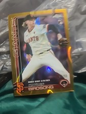 2025 Topps Chrome Update Hayden Birdsong Rookie Gold Wave Refractor /50