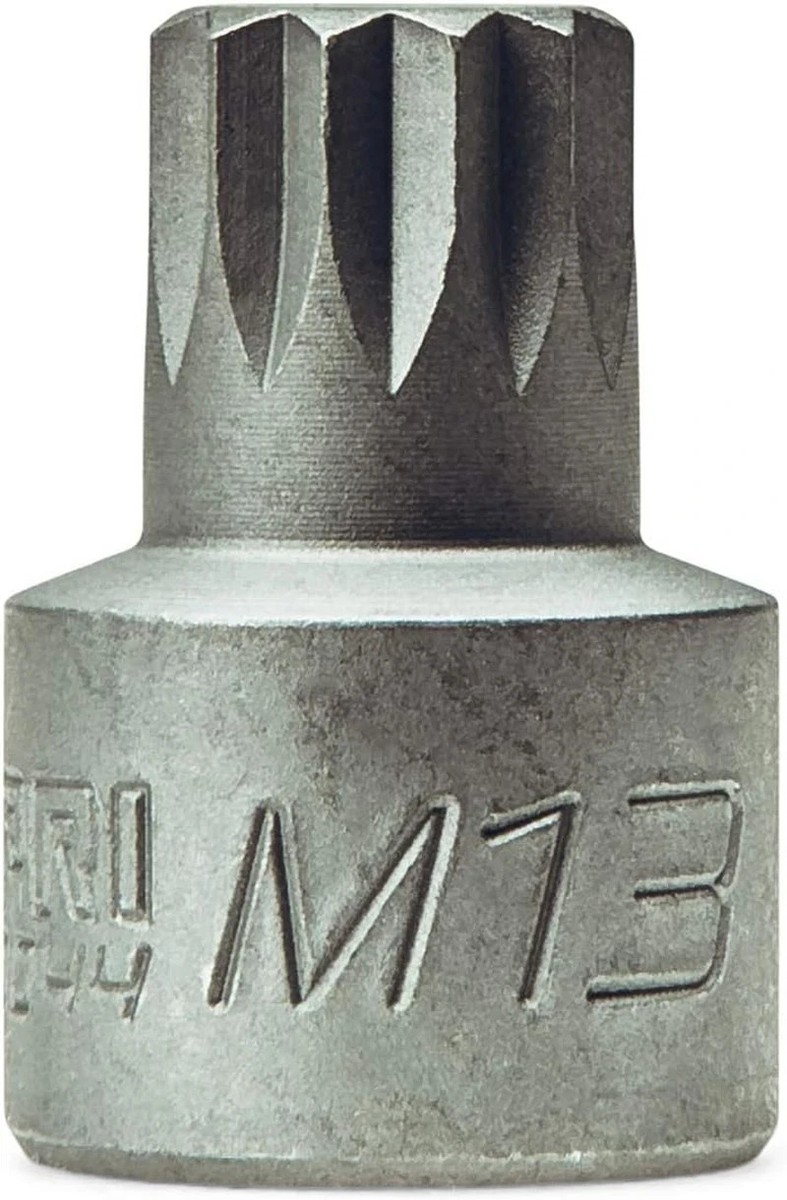 13 Mm M13 Super-Stubby XZN Triple Square Impact Bit Socket