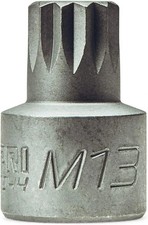 13 Mm M13 Super-stubby Xzn Triple Square Impact Bit Socket Cp30044