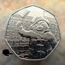 Crisp Packet Error - 2018 Paddington Bear at Buckingham Palace 50p Pence Coin